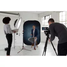 Manfrotto Vintage összecsukható háttér 1.5 x 2.1m tinta/zsálya (LL LB5720)