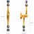   Smallrig 5521 Rosette Arm Support 28 cm (Bumblebee Edition - Transformers)