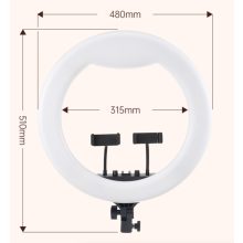 "Vlog-fény"-Jinbei EFR-48 LED körlámpa állvánnyal