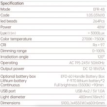 "Vlog-fény"-Jinbei EFR-48 LED körlámpa állvánnyal