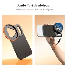 K&F Concept MagSafe szűrőtartó adapter 58 mm CPL szűrővel, iPhone 17 Pro Max (KF-15-0021)