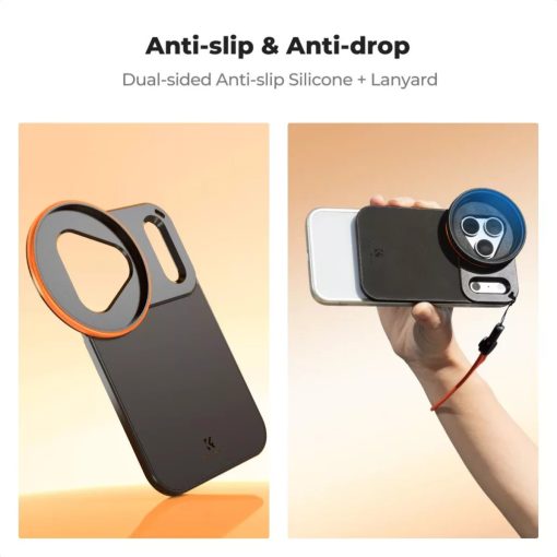 K&F Concept MagSafe szűrőtartó adapter 58 mm CPL szűrővel, iPhone 17 Pro Max (KF-15-0021)