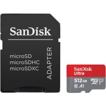 SanDisk  microSDXC™ Mobile Ultra™ memóriakártya, + adapter, (150MB/s) class 10, A1 + Android APP (215424)
