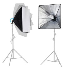 Mikrosat 60x60 cm-es nyitható softbox E27 foglalattal SB107 (fénycső nélkül)