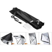 Mikrosat 60x60 cm-es nyitható softbox E27 foglalattal SB107 (fénycső nélkül)