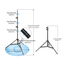 Jinbei EQ-190 lámpaállvány (max. 2kg, 190cm)