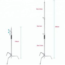 Mikrosat C-Stand Állvány (max. 20kg, 340cm) - CS-340