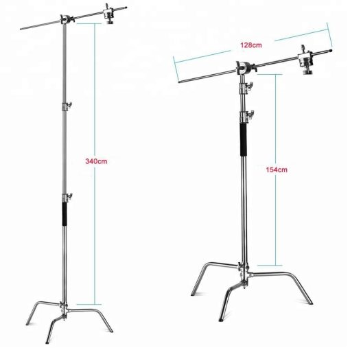 Mikrosat C-Stand Állvány Boom Karral (max. 20kg, 340cm) - CS-340B