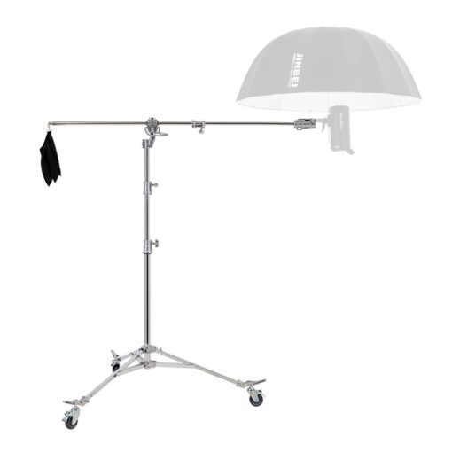 Jinbei 2 in 1 acél boom lámpaállvány (M-8) 530cm