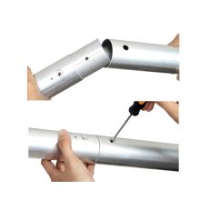 Mikrosat Alumínium Háttértartó Rúd - Tekercselőhöz (120 - 300 cm)