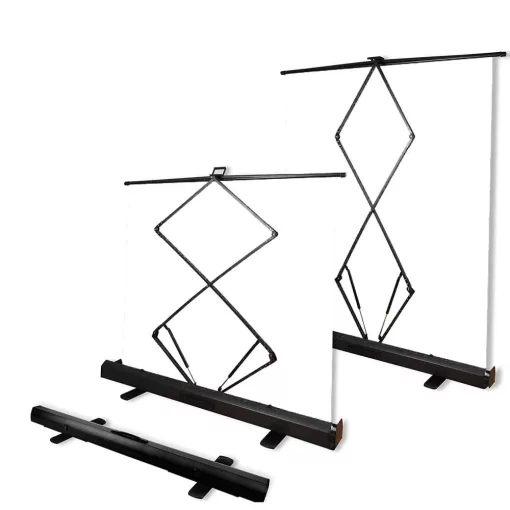 Mikrosat Pull-Up Fekete Háttér 145x200cm (Fekete-BD2008)