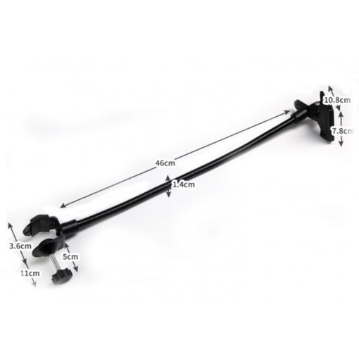 Mikrosat Csipeszes hajlékony kar (Gooseneck 6)