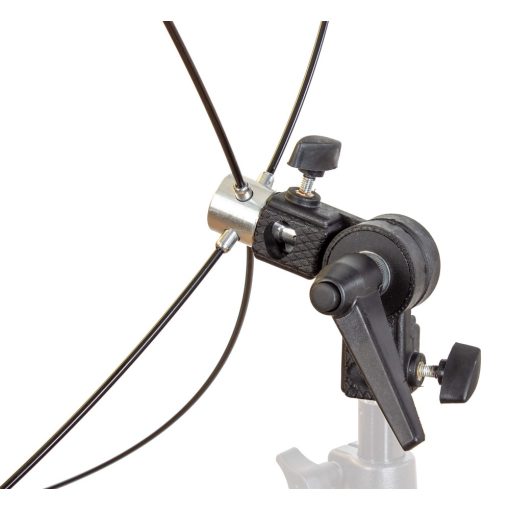 Mikrosat négyzetes derítőlap 70x110cm (RE217) állványra helyezhető tartóval (arany - ezüst)