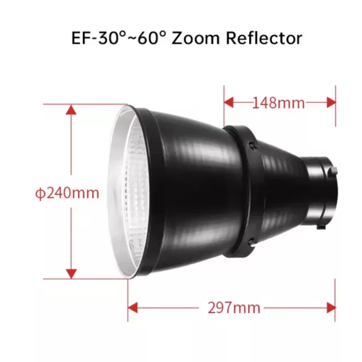 Jinbei EF-LED Boost Reflektor (30/60 fok)
