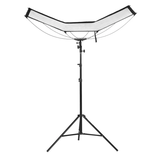 Jinbei 3in1  Íves Derítőlap Kit - 120cm x 65cm (ezüst/fehér/arany)