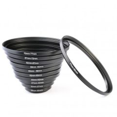   K&F CONCEPT 11 az 1-ben menetátalakítő gyűrű szett (Step-Up) 26-82mm (KF-0800)