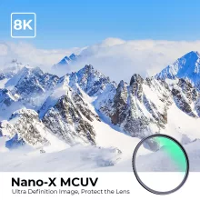 K&F Concept NANO-X series, B270, HD, MCUV szűrő, vízlepergető, karcálló, 82mm (KF-01-970)