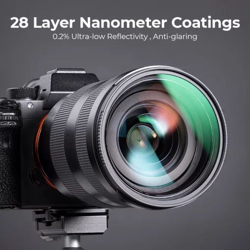 K&F Concept NANO-X series, B270, HD, MCUV szűrő, vízlepergető, karcálló, 52mm (KF-01-984)