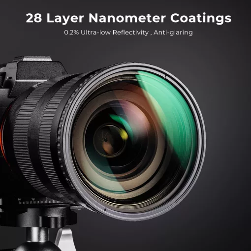 K&F Concept NANO-X, VARIO ND 2-32 szűrő, W/O Black cross, vízlep., karcálló, +3db törlőkendő, 58mm (KF-01-1449V1)