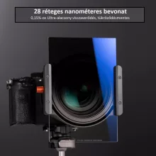 K&F Concept 100*150*2mm, fordított átmenetű lapszűrő, GND16, KF-01-1457 - vízálló, karcálló, többrétegű bevonattal + tok
