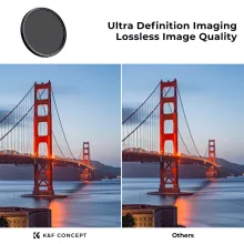 K&F Concept NANO-X, VARIO ND 2-32 szűrő, W/O Black cross, vízlep., karcálló, +3db törlőkendő, 40,5mm (KF-01-1163V1)