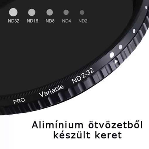 K&F Concept NANO-X Varion ND 2-32, 49mm + 3db törlőkendő (KF-01-1166V1)