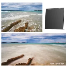 K&F Concept négyzet alakú lapszűrő 100*100*2mm, KF-01-1145 - ND8, vízálló, karcálló, HD, MRC bevonattal