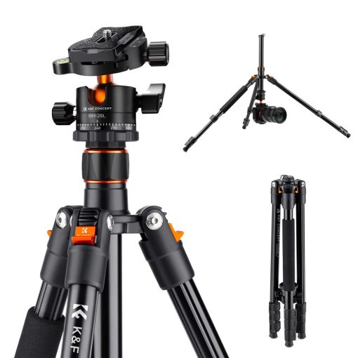 K&F Concept K234A1+BH-28L állvány, 156cm magasság, 10kg teherbírás (KF-09-080V1)