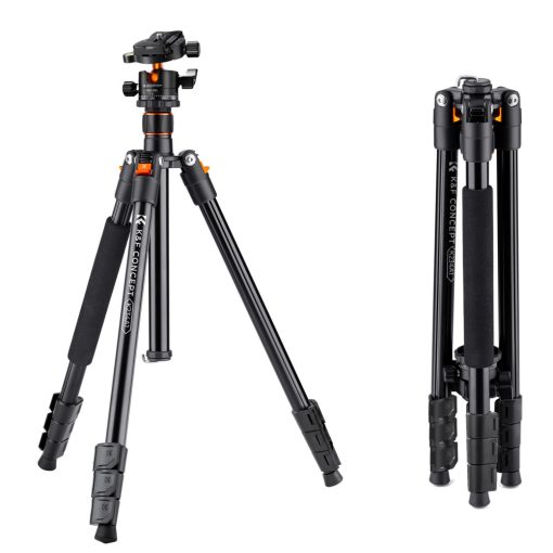 K&F Concept K234A1+BH-28L állvány, 156cm magasság, 10kg teherbírás (KF-09-080V1)