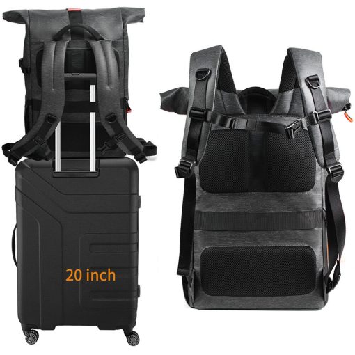 K&f Concept Beta Backpack 18 literes, fotós hátizsák, vízálló, szürke (KF-13-096V1)
