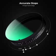 K&F Concept NANO-X, VARIO ND 2-32 szűrő, W/O Black cross, vízlep., karcálló, +3db törlőkendő, 43mm (KF-01-1164V1)