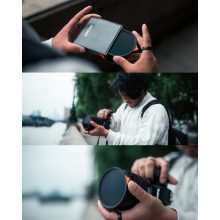 K&F Concept NANO-X Slim, HD, VARIO ND 2-400 változtatható szürkeszűrő, vízlepergető, karcálló, 55mm (KF-01-1460)