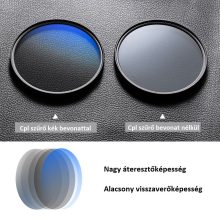 K&F Concept Classic CPL - Polár Szűrő - 58mm (KF01.1437)