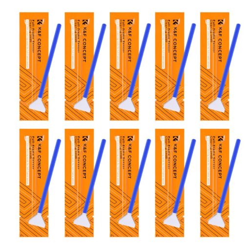 K&F Concept kamera full frame tisztító szett, 24 mm, 10 db-os + 20 ml tisztító folyadékkal (KF-1617)