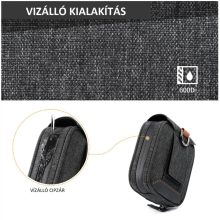 K&F Concept 4 zsebes kameralencse, szűrőtok, vízálló, ütésálló, porálló  (max. 95mm-es) - KF-13-117