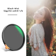K&F Concept 62mm Multifunkcionális Black Mist lágyító 1/4, ND2-32 szűrő (KF-01-1812)