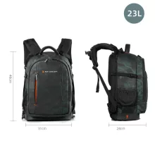 K&f Concept Beta Backpack 20 literes, fotós hátizsák, vízálló (KF-13-119)