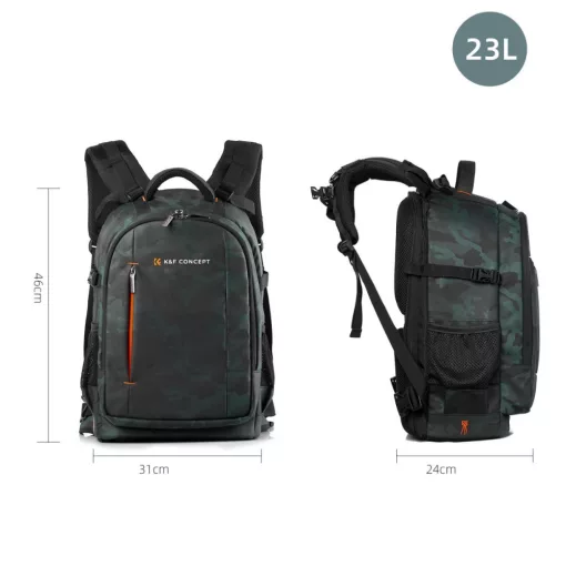 K&f Concept Beta Backpack 20 literes, fotós hátizsák, vízálló (KF-13-119)