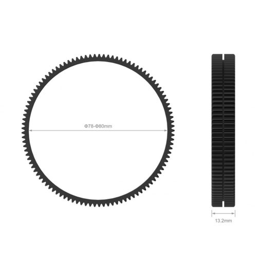 SmallRig 3295 Φ78-Φ80 Seamless Focus Gear Ring