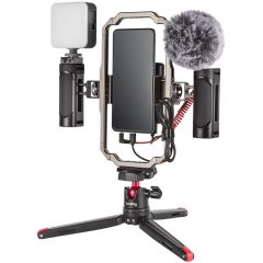   Smallrig 3384 Pro telefon Video Rig Kit - Vlogging + Live Streaming