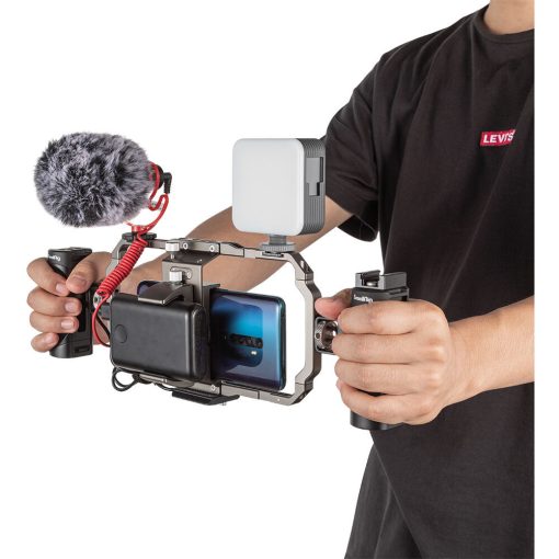 Smallrig 3384 Pro telefon Video Rig Kit - Vlogging + Live Streaming