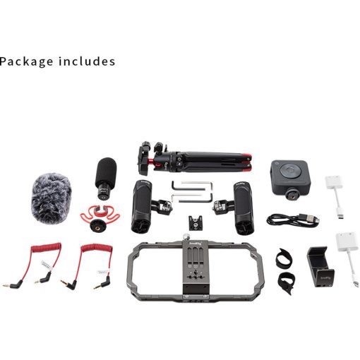 Smallrig 3384 Pro telefon Video Rig Kit - Vlogging + Live Streaming