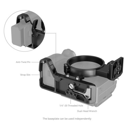 SmallRig 4148 Rotatable Horizontal-to-Vertical Mount Plate Kit - Sony Alpha 7R V / Alpha 7 IV / Alpha 7S III / Alpha 7R IV