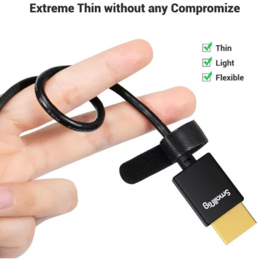 SmallRig 3043B Ultra-Slim 4K HDMI Kábel (D to A) (55cm)