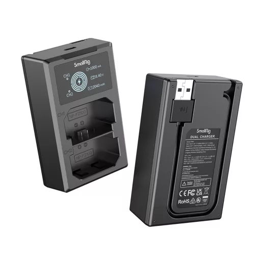 SmallRig 3824B NP-FZ100 Akku és Töltő Szett (2db akku és dual töltő)