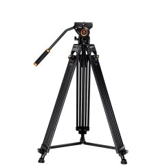   K&F Concept VA18 videóállvány, VH081 video-fluid Fej, 183cm magasság, 8kg teherbírás (KF-09-121)