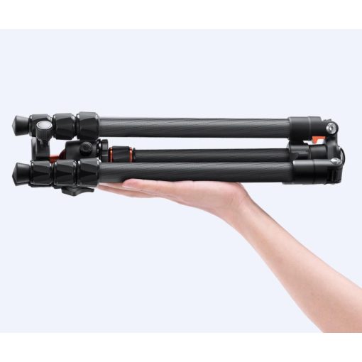 K&F Concept K254C2 karbon állvány, BH-36L gömbfej, 162cm magasság, 8kg teherbírás (KF-09-123)