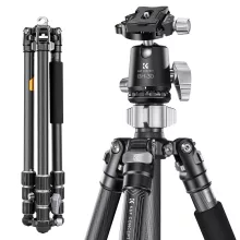 K&F Concept X254C4+BH-30 karbon állvány + monopod, 172cm magasság, 12kg teherbírás (KF-09-116)