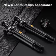 K&F Concept X284C4+BH-36 karbon állvány + monopod, 172cm magasság, 16kg teherbírás (KF-09-117)