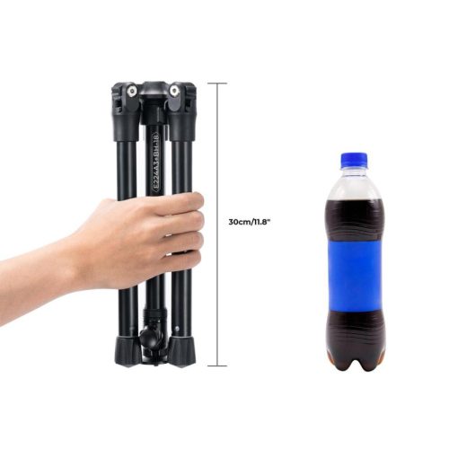 K&F Concept E224A3+BH-18 állvány, 170cm magasság, 4kg teherbírás, selfi bot, bluetooth kioldó (KF-09-120)